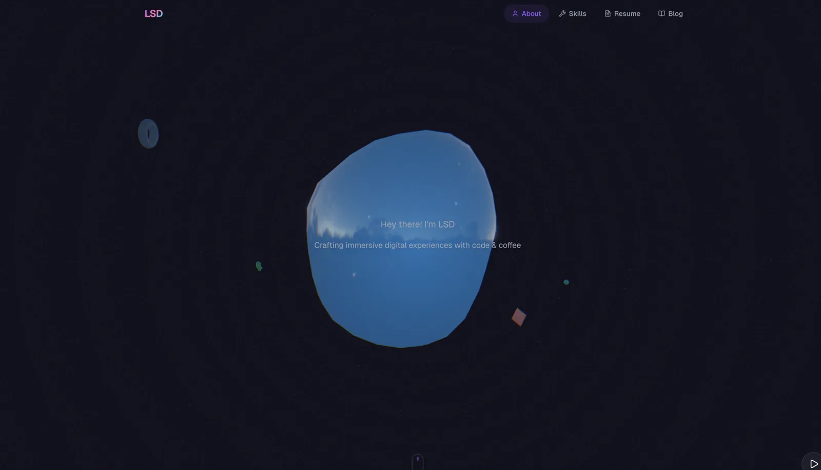 Developer Portfolio project preview